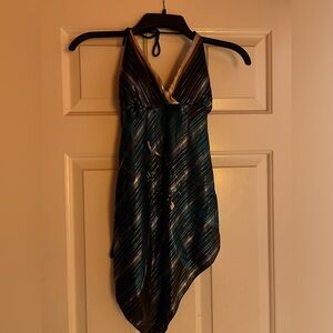 Vintage Y2K asymmetrical blouse